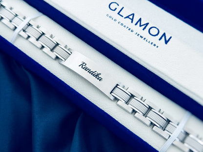 Glamon ZYGMA SIGNATURE – Silver Edition Personalized Bracelet Men