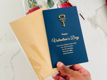 Gift cards and Red Roses