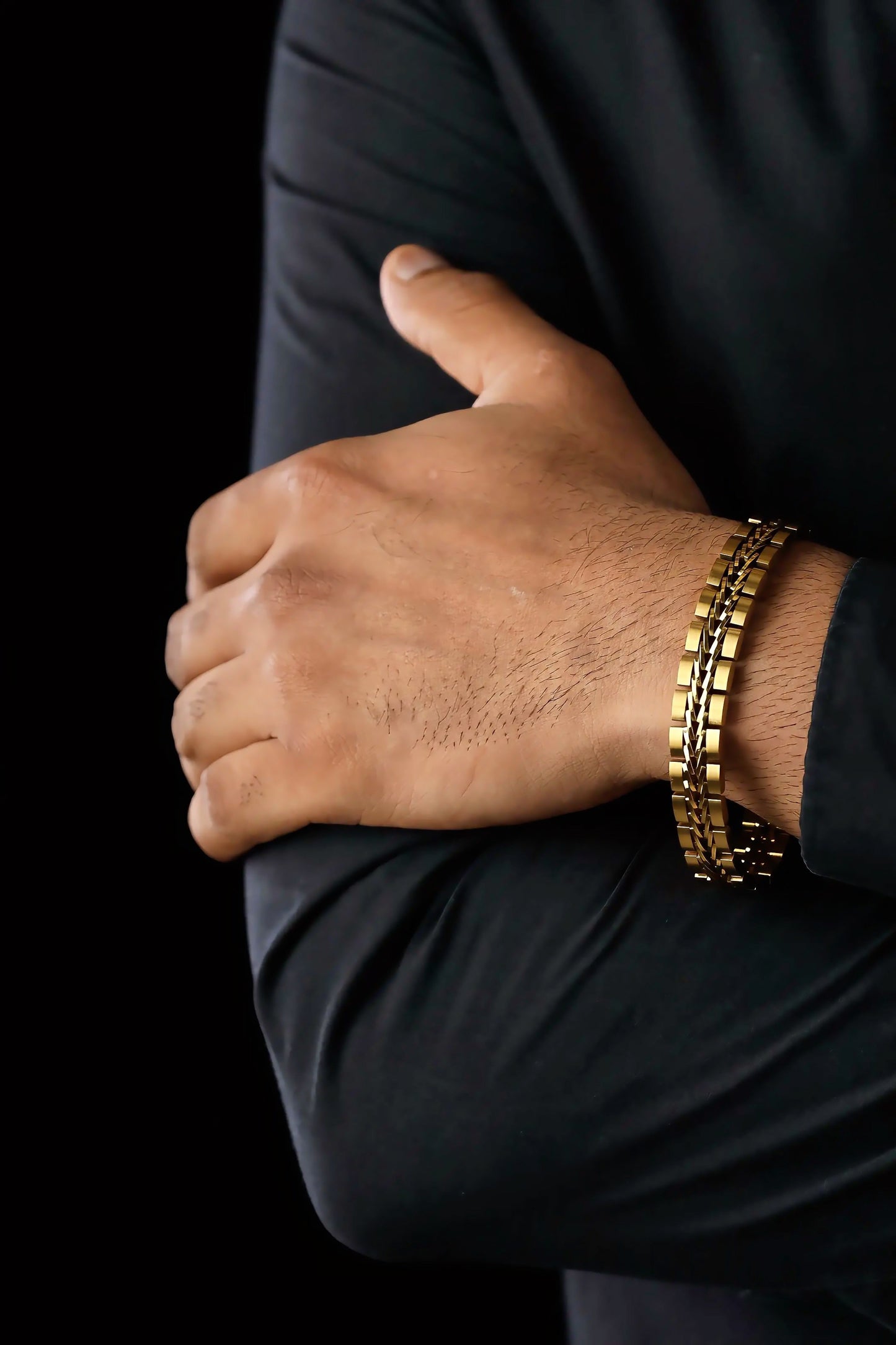 Titan Weave Bracelet - Gold Coated