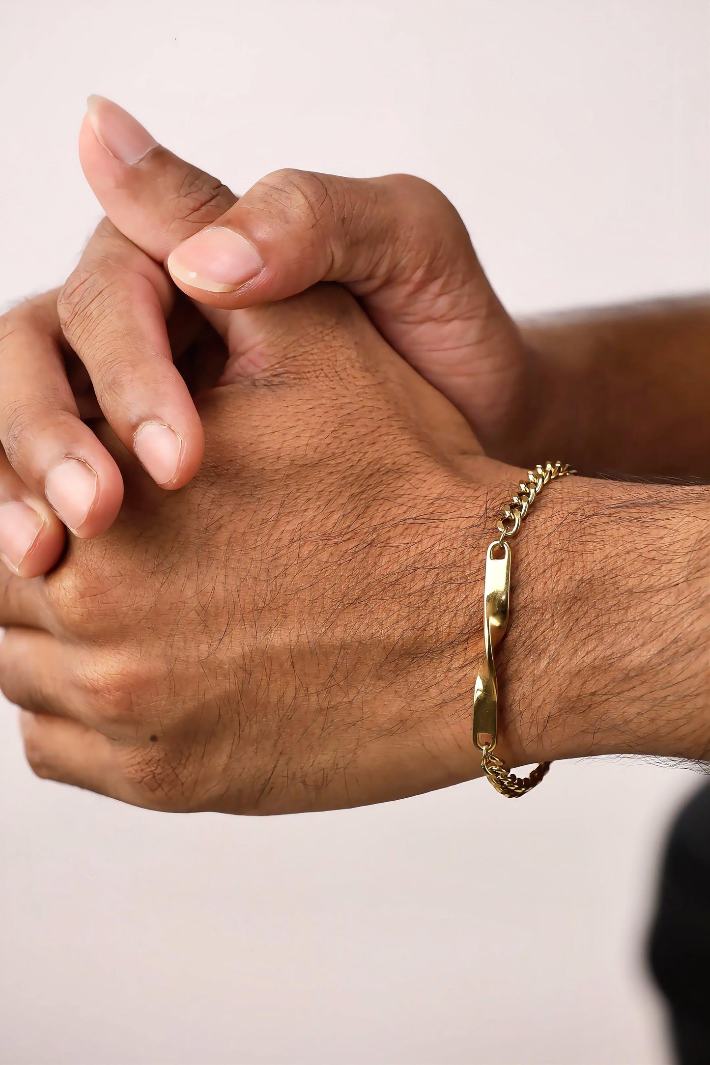 Glamon Mobius Bracelet Gold Coated High Quality Waterproof Men's Bracelet Gift