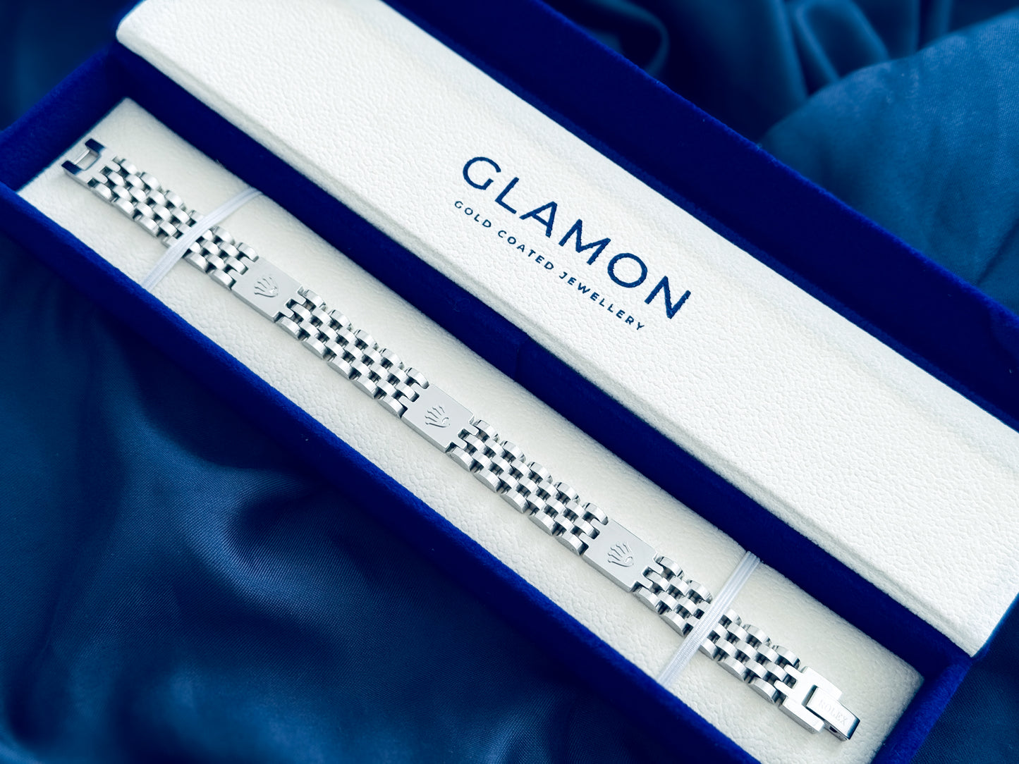 Glamon CrownLink Men’s Bracelet – 316L Stainless Steel Luxury Chain Bracelet Sri Lanka