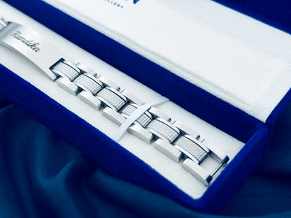 Glamon ZYGMA SIGNATURE – Silver Edition Personalized Bracelet Men