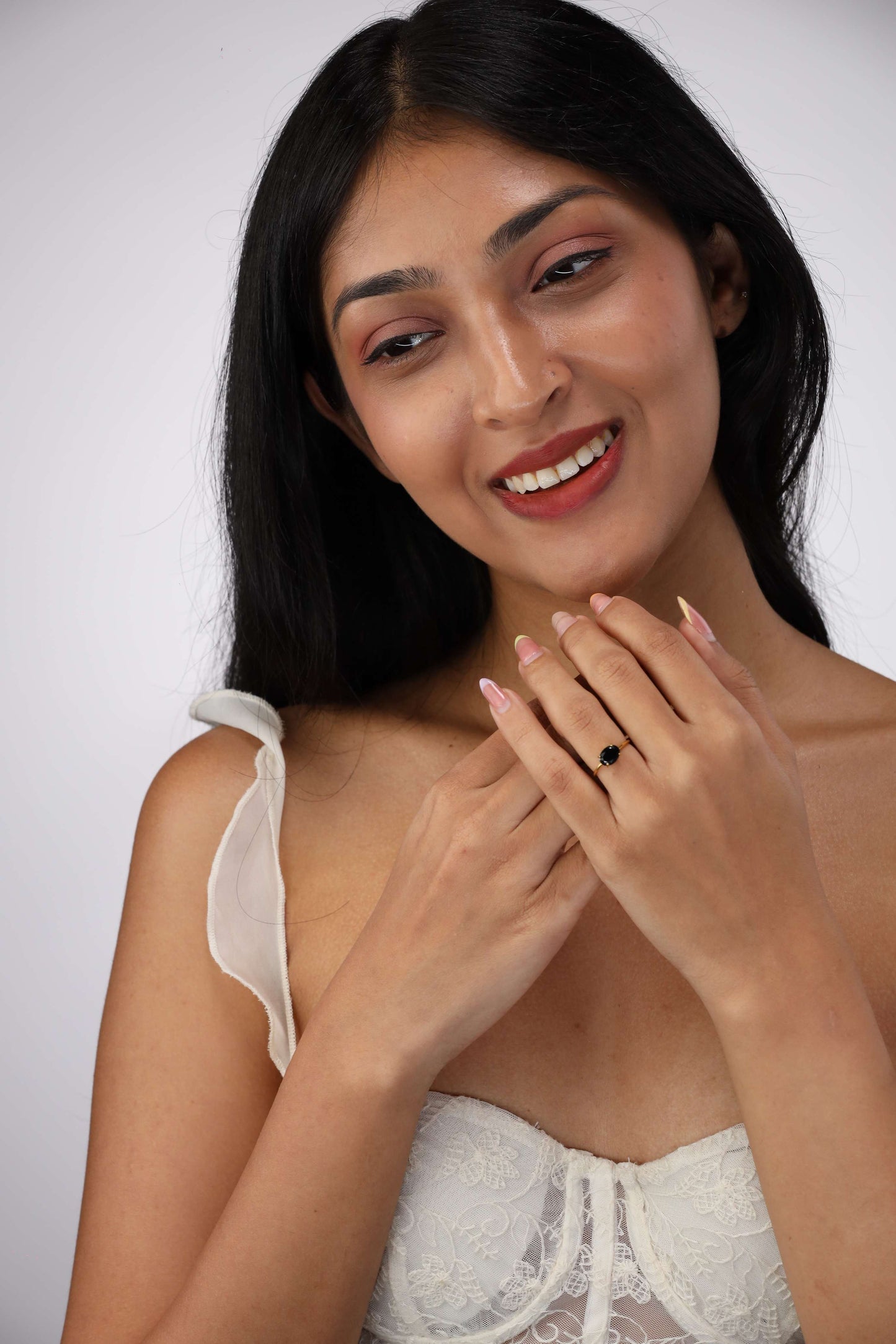 Glamon Elara Adjustable Ring – Gold Coated Luxury Ring for Women Sri Lanka