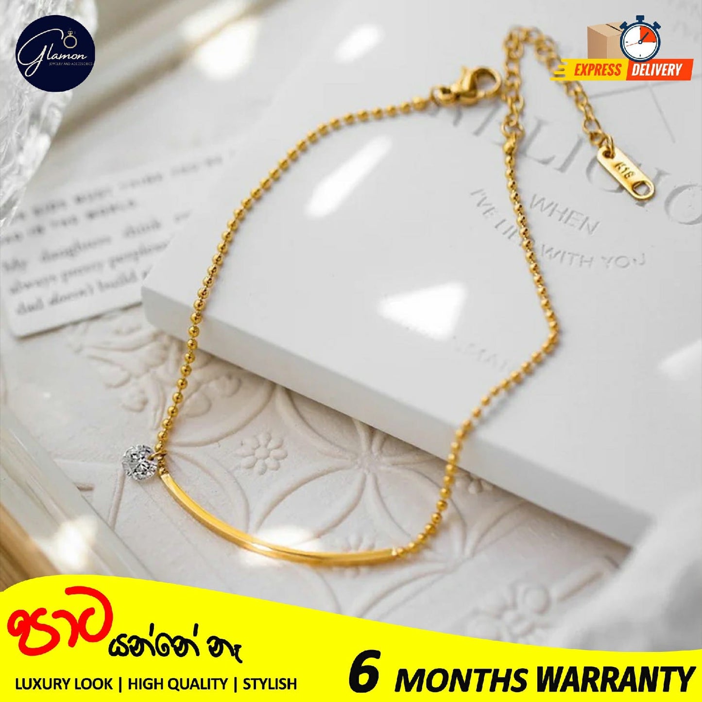 Luxury Design High-End Jewelery Zircon Ankle Charm Gold Plated Ankle Bracelets for Women Stainless Steel Beaded Leg Chain Girls Beach Accessories