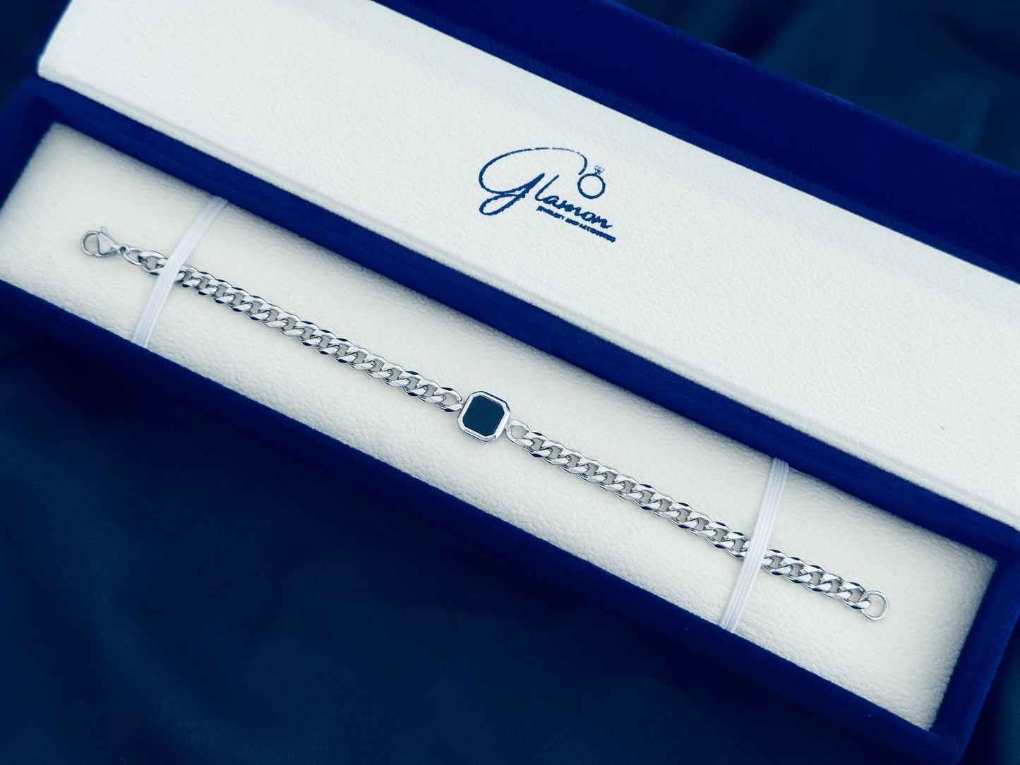 King's Cut Bracelet For Men - SILVER Never Fade High Quality