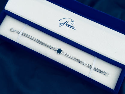 King's Cut Bracelet For Men - SILVER Never Fade High Quality