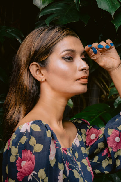 Luna Pearl Earrings - Gold Coated High Quality Waterproof