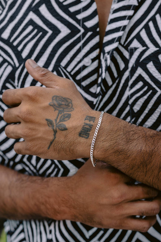 925 Pure Silver Cuban Link Bracelet