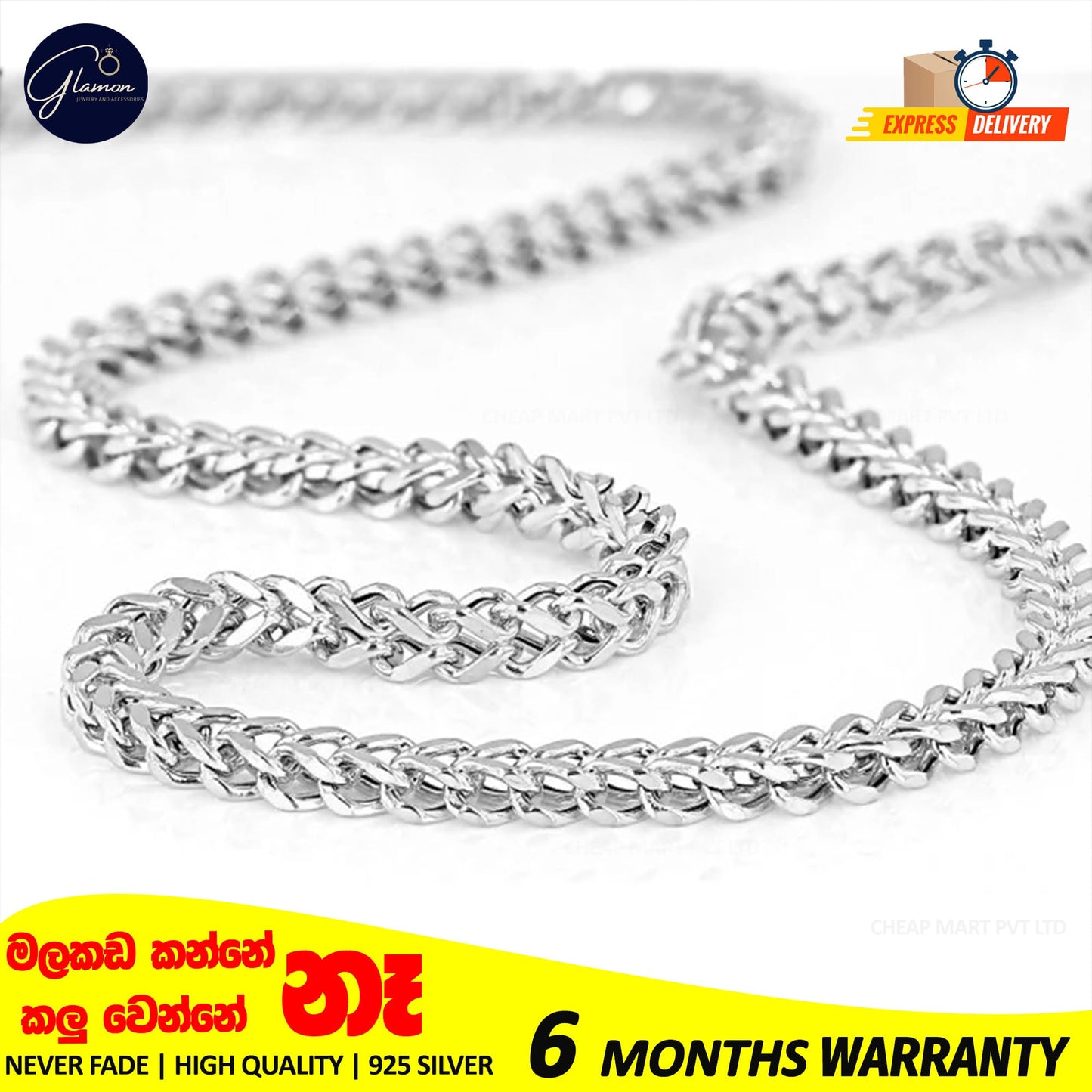 3mm Thick Diamond Cut Franco Chain Stainless Steel Never Fade Necklace For Men Women