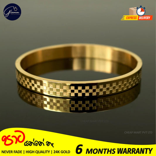 Luxury Classical Royal Bangle Bracelet For Men Waterproof High Quality 316L Stainless Steel
