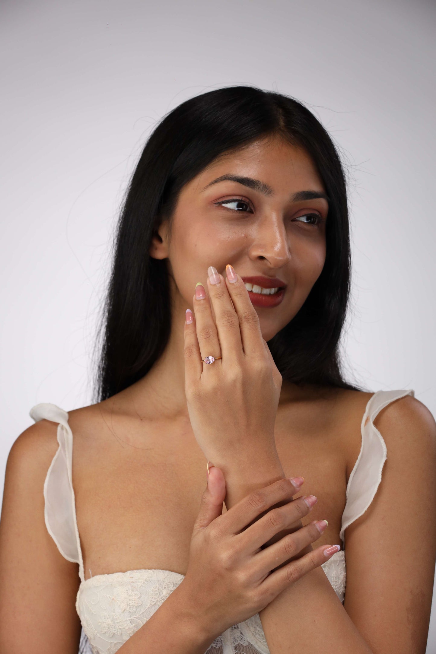 Glamon Elara Adjustable Ring – Gold Coated Luxury Ring for Women Sri Lanka