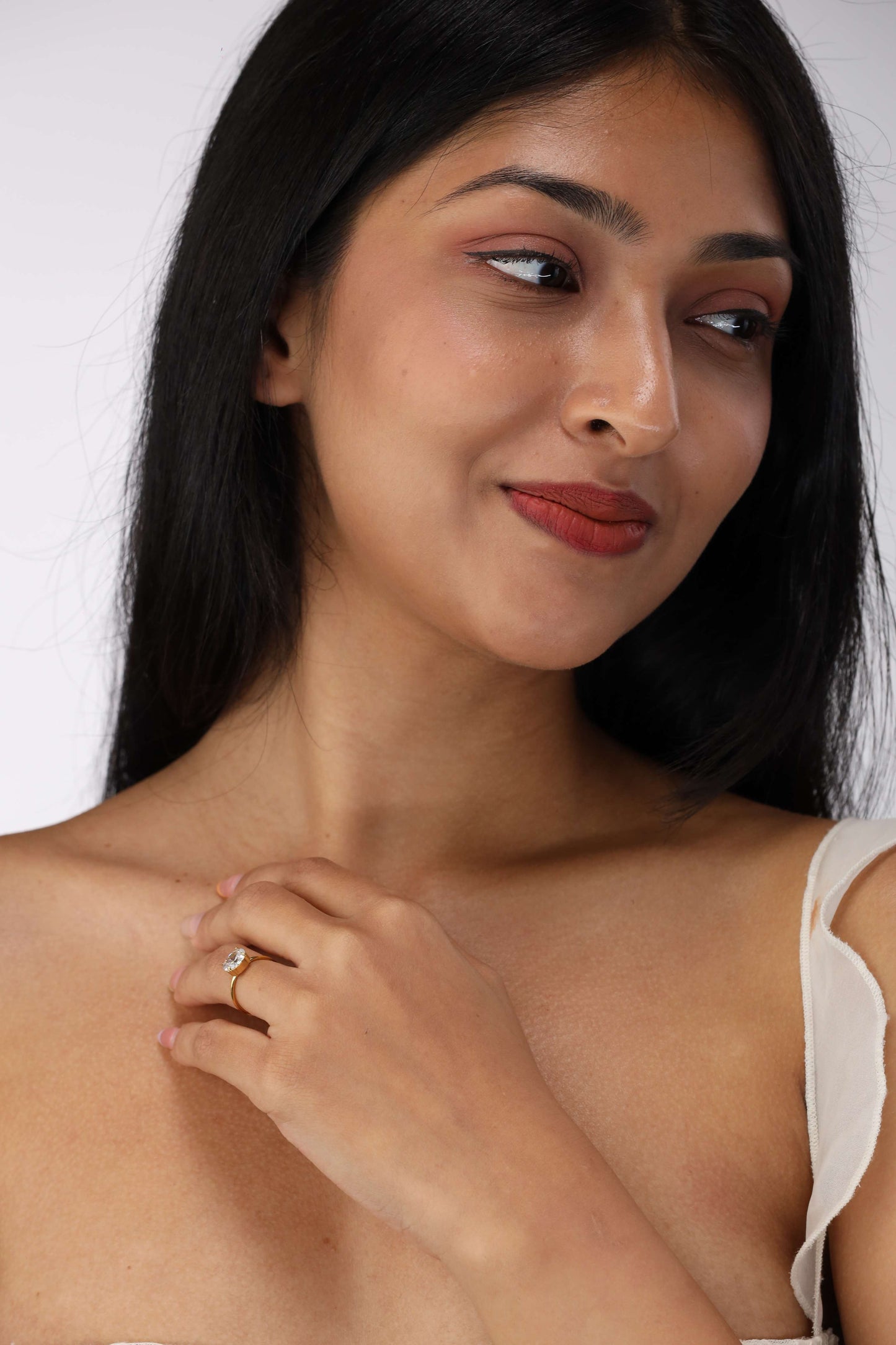 Glamon Elara Adjustable Ring – Gold Coated Luxury Ring for Women Sri Lanka