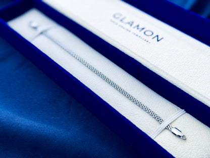 Astra Mesh Bracelet Unisex - SILVER