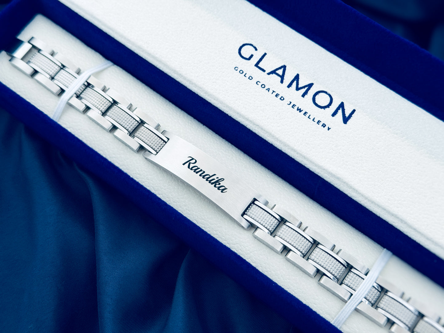Glamon ZYGMA SIGNATURE – Silver Edition Personalized Bracelet Men