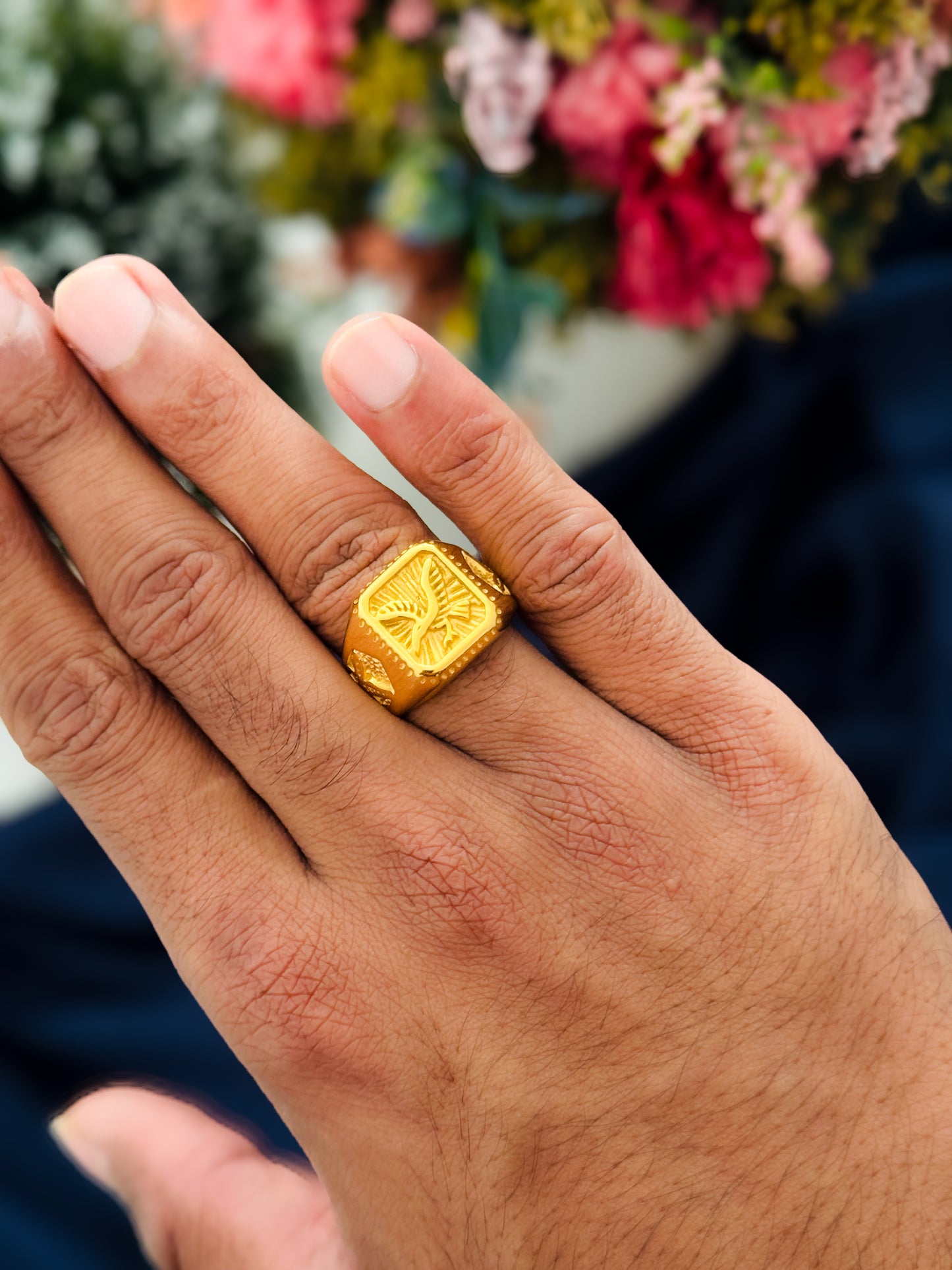 Glamon Royal eagle Signet Ring