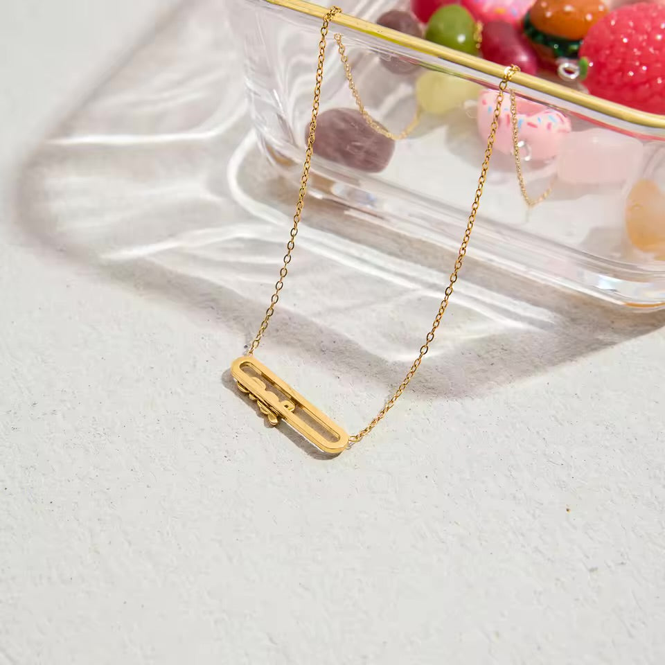 Glamon Forever Love Necklace for Women Luxury Gold Coated Crystal Pendant | High Quality Jewelry Gift for Her