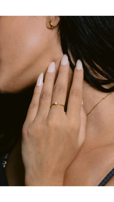 Glamon Golden Grace Ring For Girls