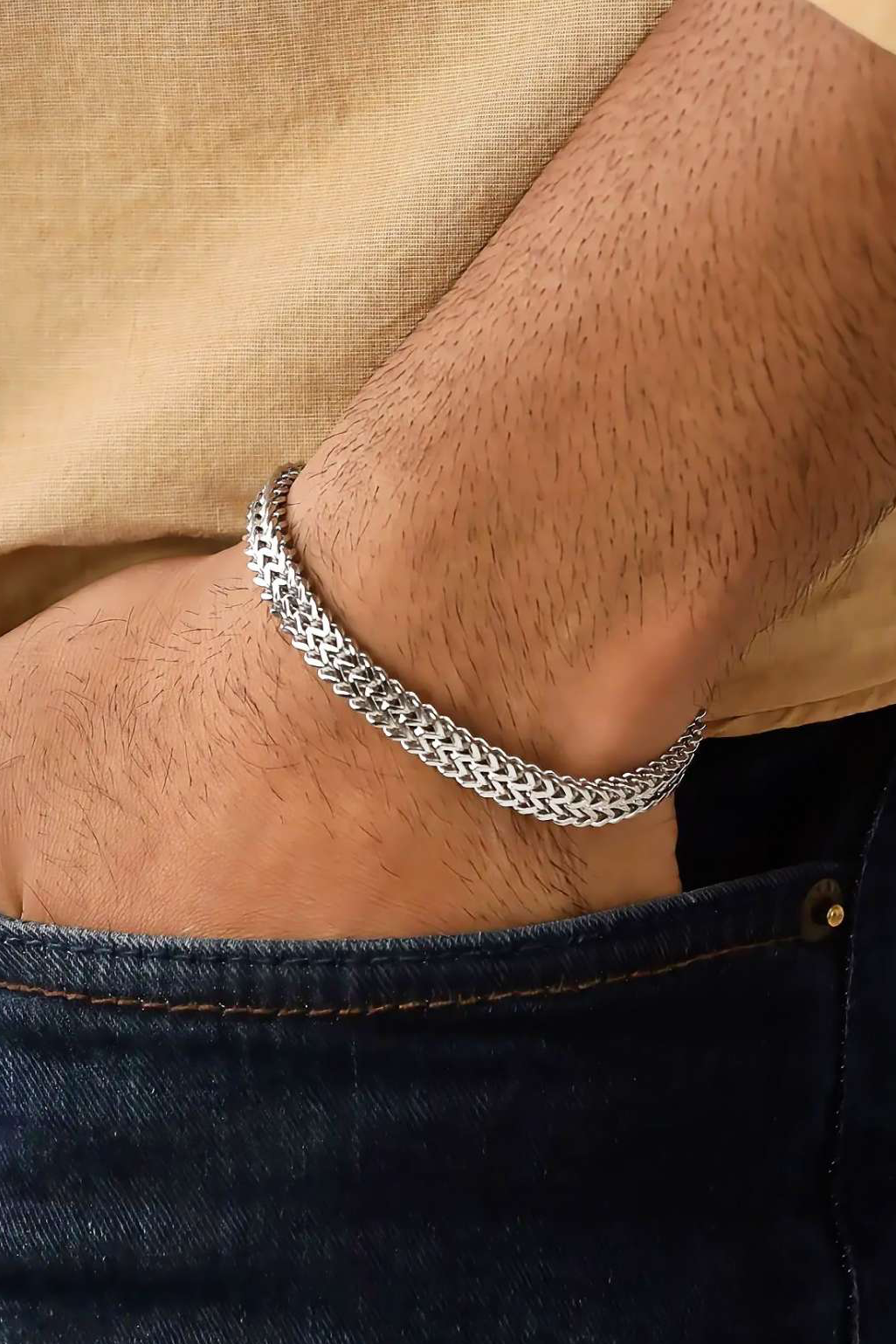 Glamon Luxury 6mm Franco Bracelet for Men | Premium 316L Stainless Steel Waterproof Elegant Men's jewelry Gift