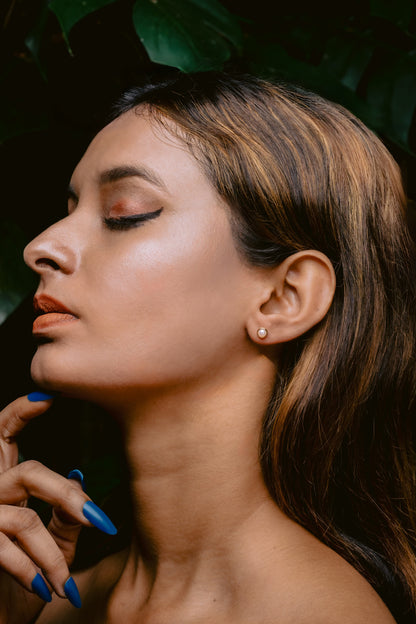 Luna Pearl Earrings - Gold Coated High Quality Waterproof