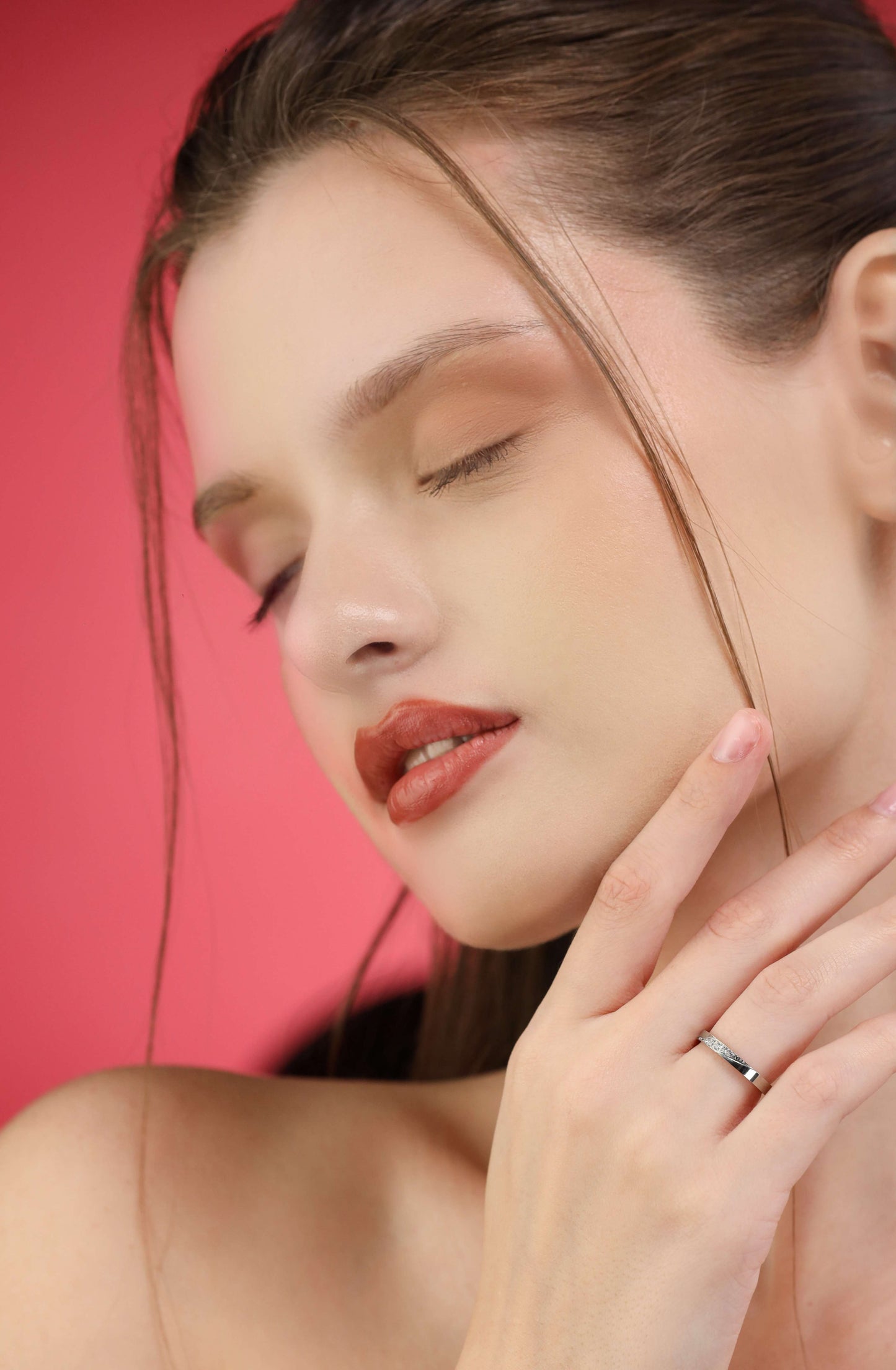 Glamon VYRA Ring – Silver Zircon Band Ring for Women Sri Lanka