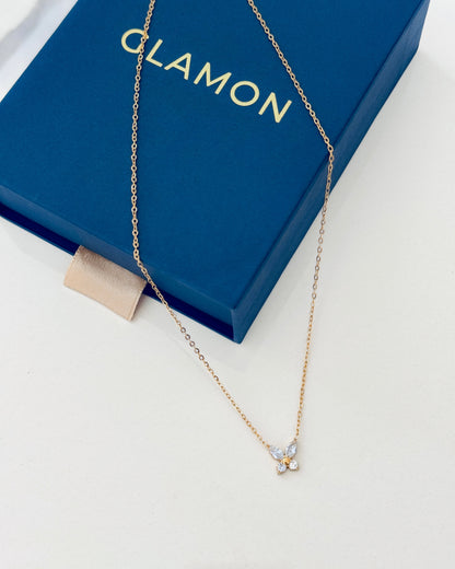 Glamon Belle Wing Necklace – Gold Coated Luxury Butterfly Necklace for Women