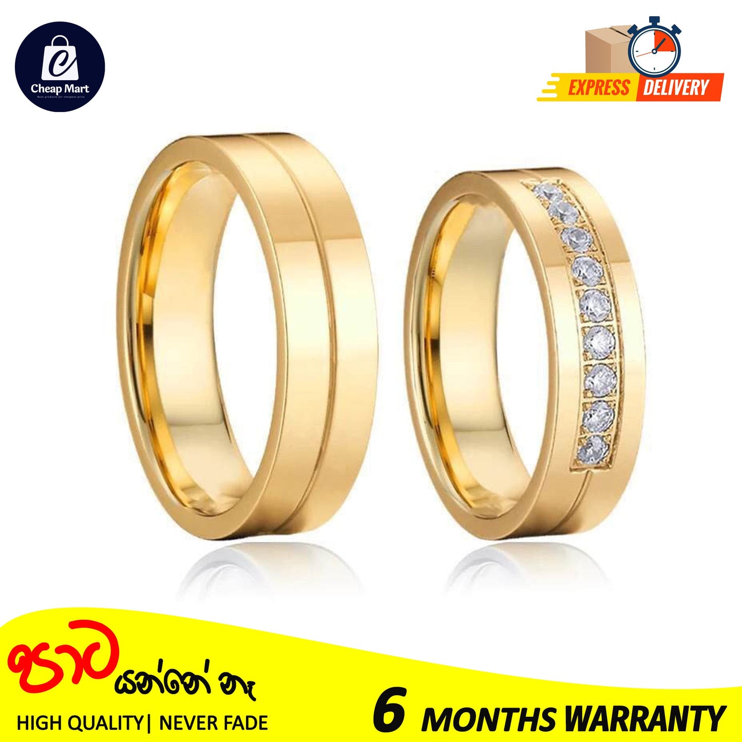 Romantic Wedding Couple Rings For Lover Cubic Zircon Engagement Rings For Women Men Couple Promise Ring Anniversary Gift Jewelery Valentine Birthday