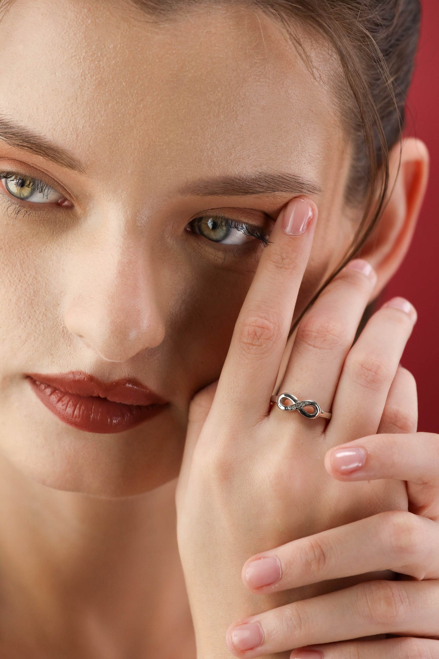 Glamon Infinity Ring for Women – Waterproof Stainless Steel Never Fade Ring Gift