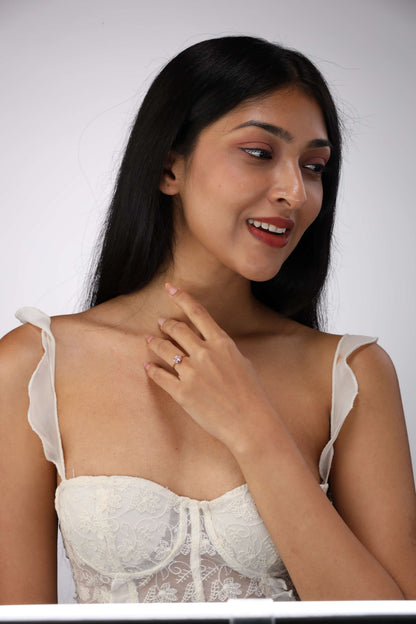 Glamon Elara Adjustable Ring – Gold Coated Luxury Ring for Women Sri Lanka