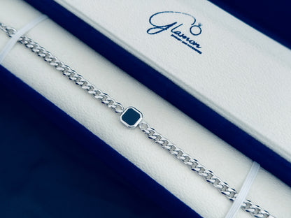 King's Cut Bracelet For Men - SILVER Never Fade High Quality