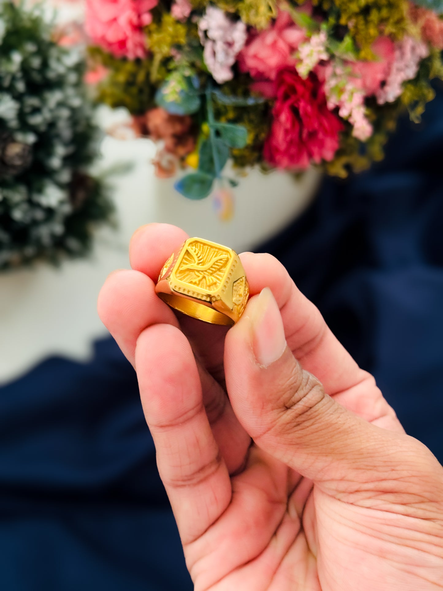 Glamon Royal eagle Signet Ring