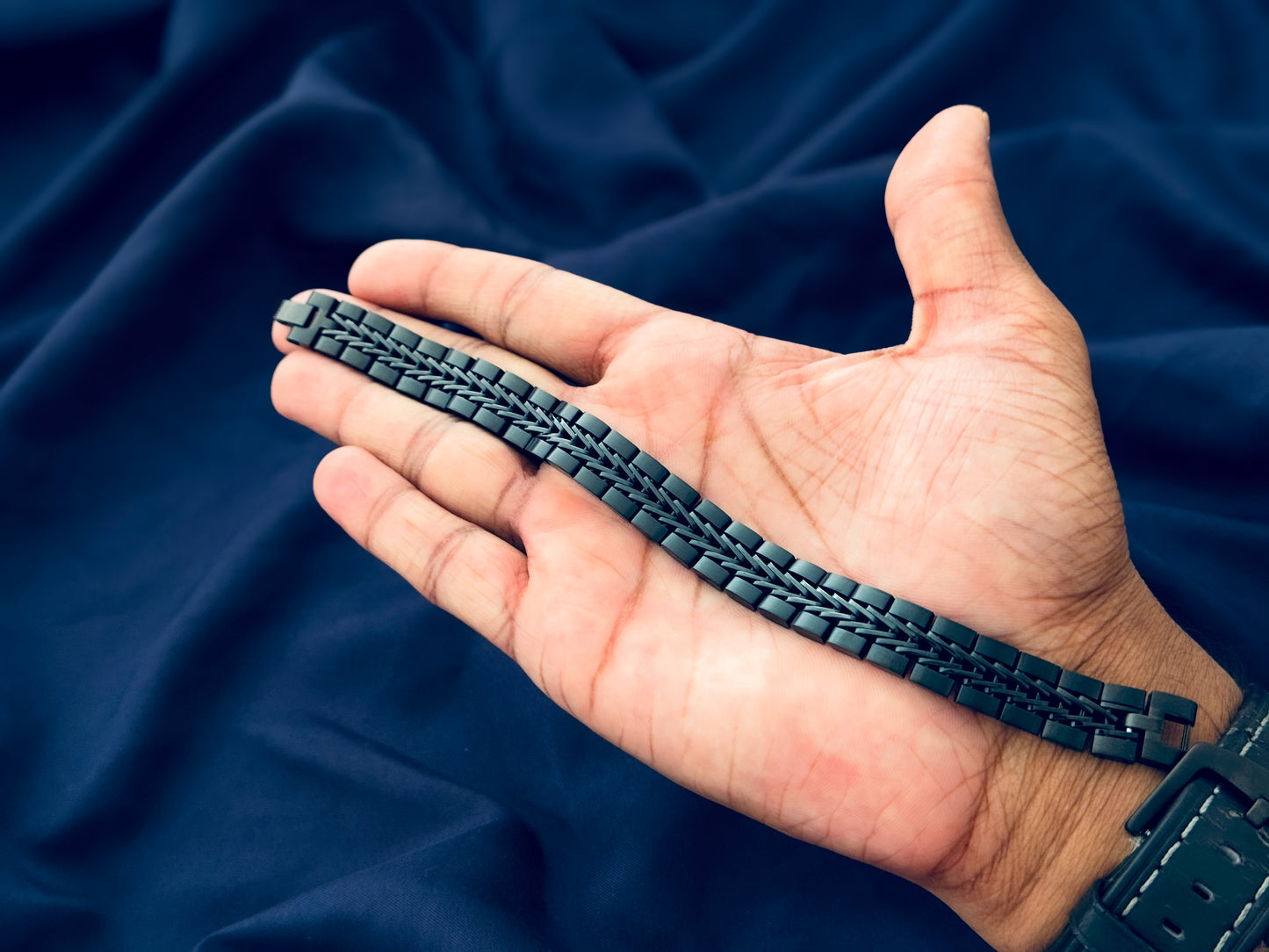 Glamon Titan Weave Bracelet - BLACK