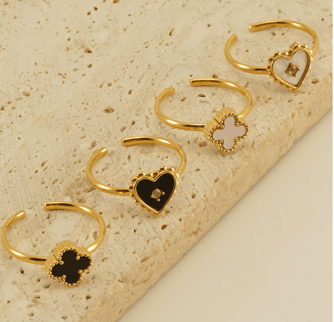4 lucky Leaf Ring