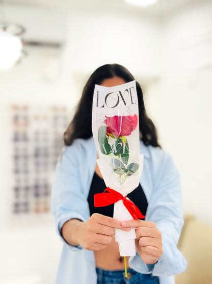Glamon Romantic Valentine's Day Rose Gift for Her - Eternal Love Symbol, Perfect for Girlfriend, Wife, or Special Someone - Beautifully Packaged