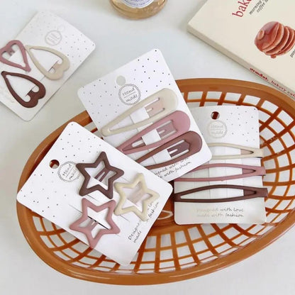 Women Hair Pins Geometric Stars ornament Hair Clips