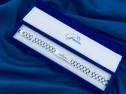 Sinhala Letters Customized Name Bracelet For Men - SILVER - High Quality Waterproof Jewellery Valentine Birthday Gift Boys