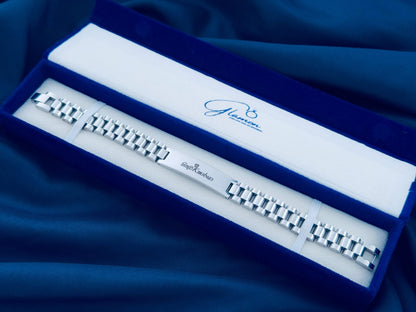 Sinhala Letters Customized Name Bracelet For Men - SILVER - High Quality Waterproof Jewellery Valentine Birthday Gift Boys