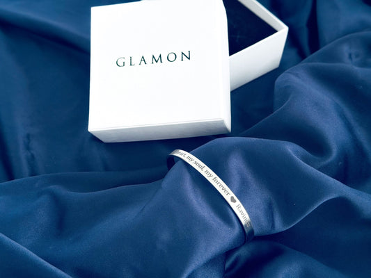 Customized Adjustable Name Engraved Cuff Bangle For Boys High Quality Bracelet With Gift Box