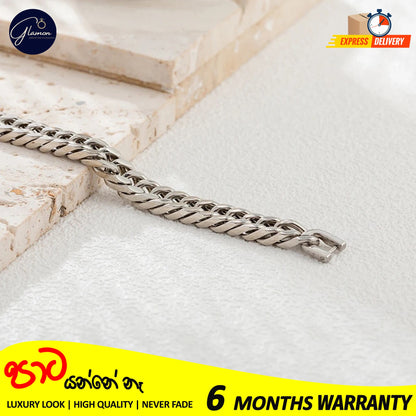 Glamon 8mm High quality Never Fade Waterproof Bracelet For Men