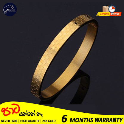 Luxury Classical Royal Bangle Bracelet For Men Waterproof High Quality 316L Stainless Steel