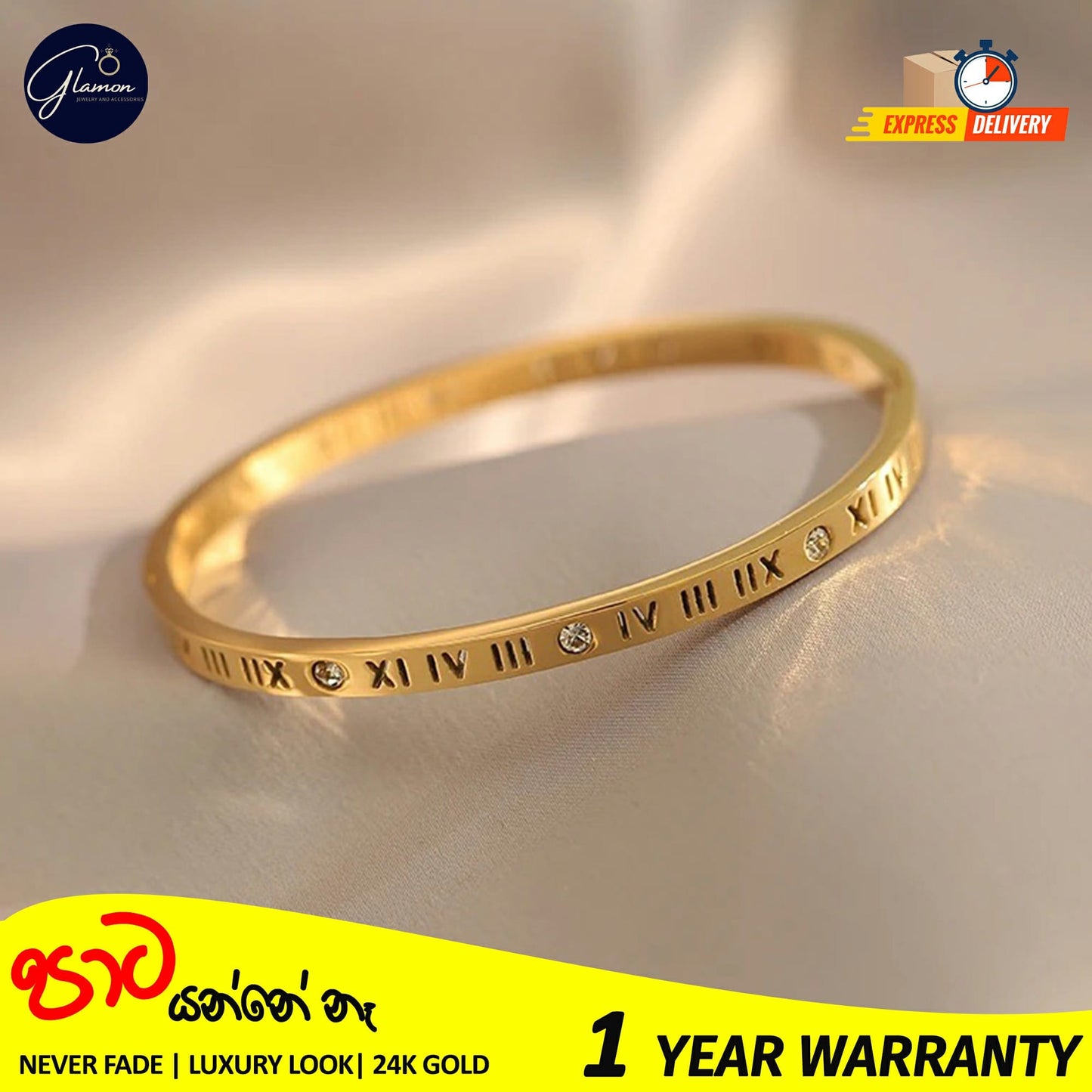 Luxury Roman Numerals Bracelet For Girls High Quality Elegant Bangle For Women Gold Jewellery Stainless Steel Cartier Bangles For Girls Wedding Beslet For Girls CZ Rhinestone Bracelets & Bangles For Women Gifts For Girlfriend