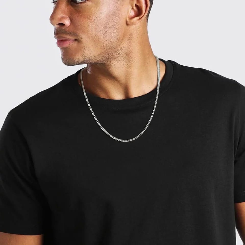 3mm Thick Diamond Cut Franco Chain Stainless Steel Never Fade Necklace For Men Women