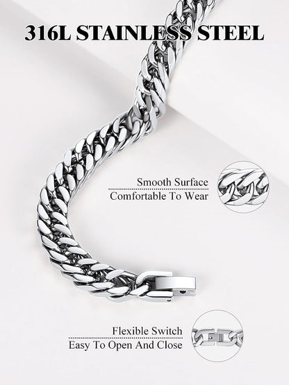 Glamon 8mm High quality Never Fade Waterproof Bracelet For Men