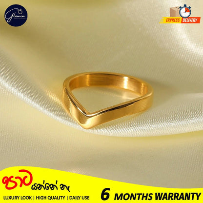 V Shape Ring For Girls Stainless Steel High Quality Rings