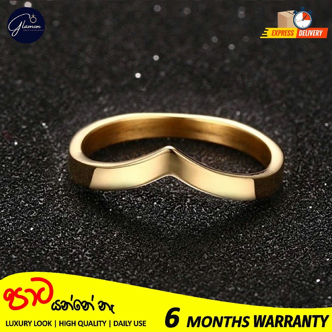 V Shape Ring For Girls Stainless Steel High Quality Rings