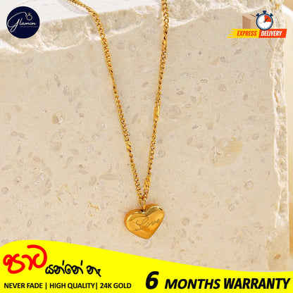 Stainless Steel Love Heart Necklaces For Women Chokers trend Fashion Party Gift Jewelry