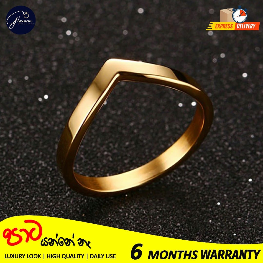 V Shape Ring For Girls Stainless Steel High Quality Rings