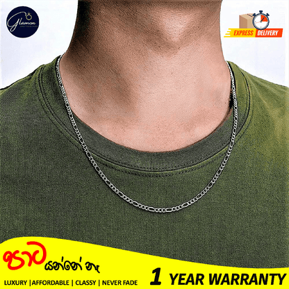 Figaro Chain Stainless Steel