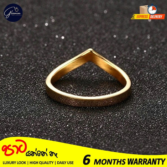 V Shape Ring For Girls Stainless Steel High Quality Rings